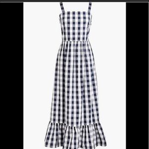J. Crew Gingham Dress NWOT